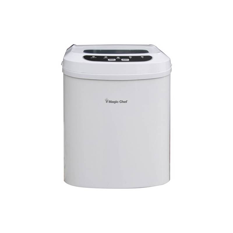 Magic Chef MCIM22W White 27 lb Portable Ice Maker
