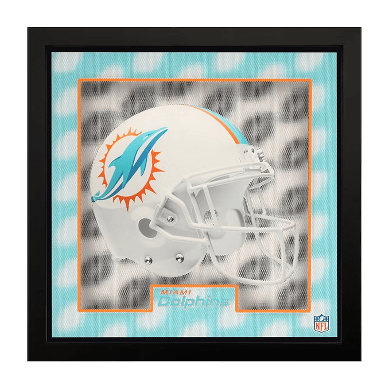 Imperial Miami Dolphins 5D 16 x 16 Framed Wall Art