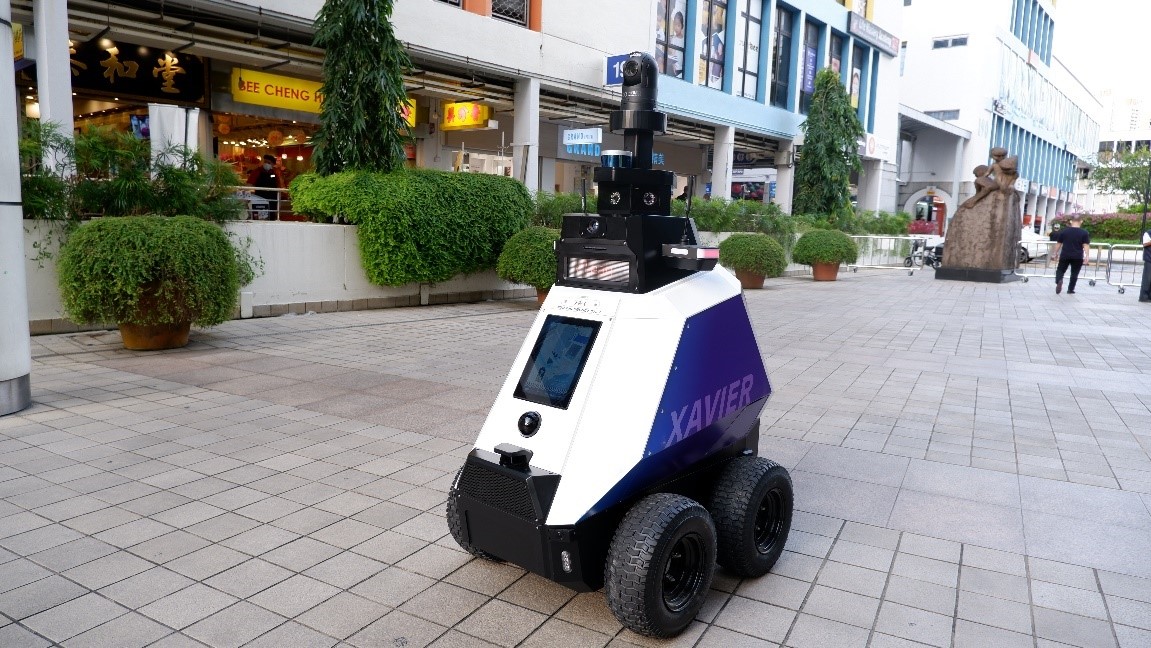 These Singapore robots are police aids on wheels Popular Science