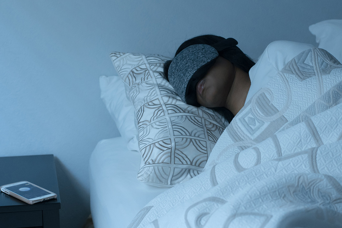 This sleep mask prevents you from snoring all night, and it's on sale