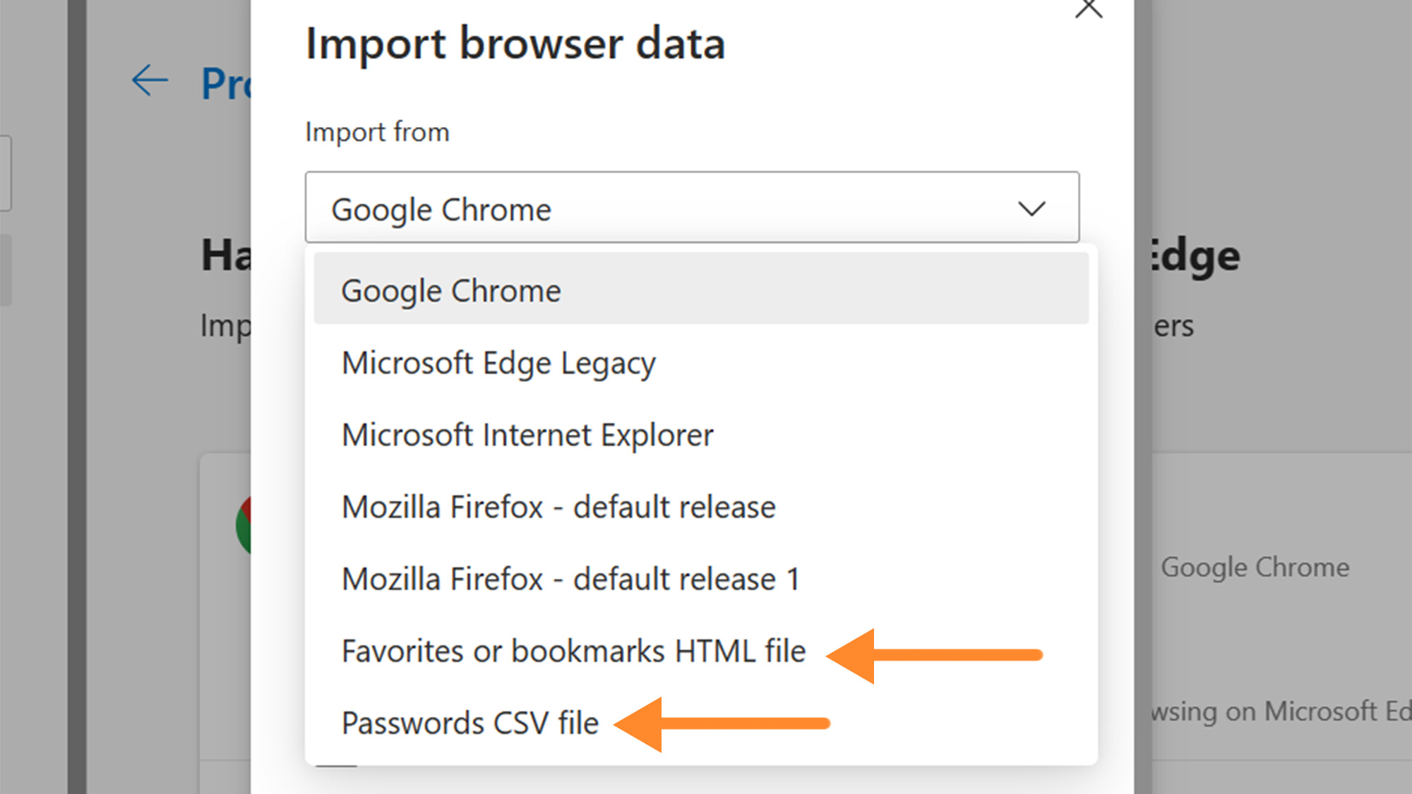 How to move Chrome bookmarks and data to another browser Popular Science