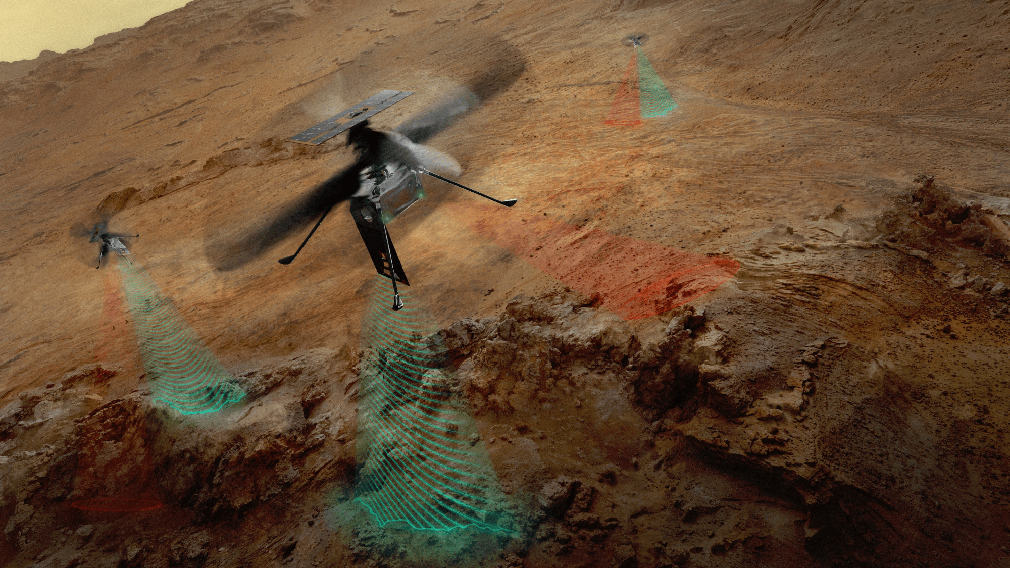 We just got a glimpse at what NASA’s Skyfall helicopters will look like in action
