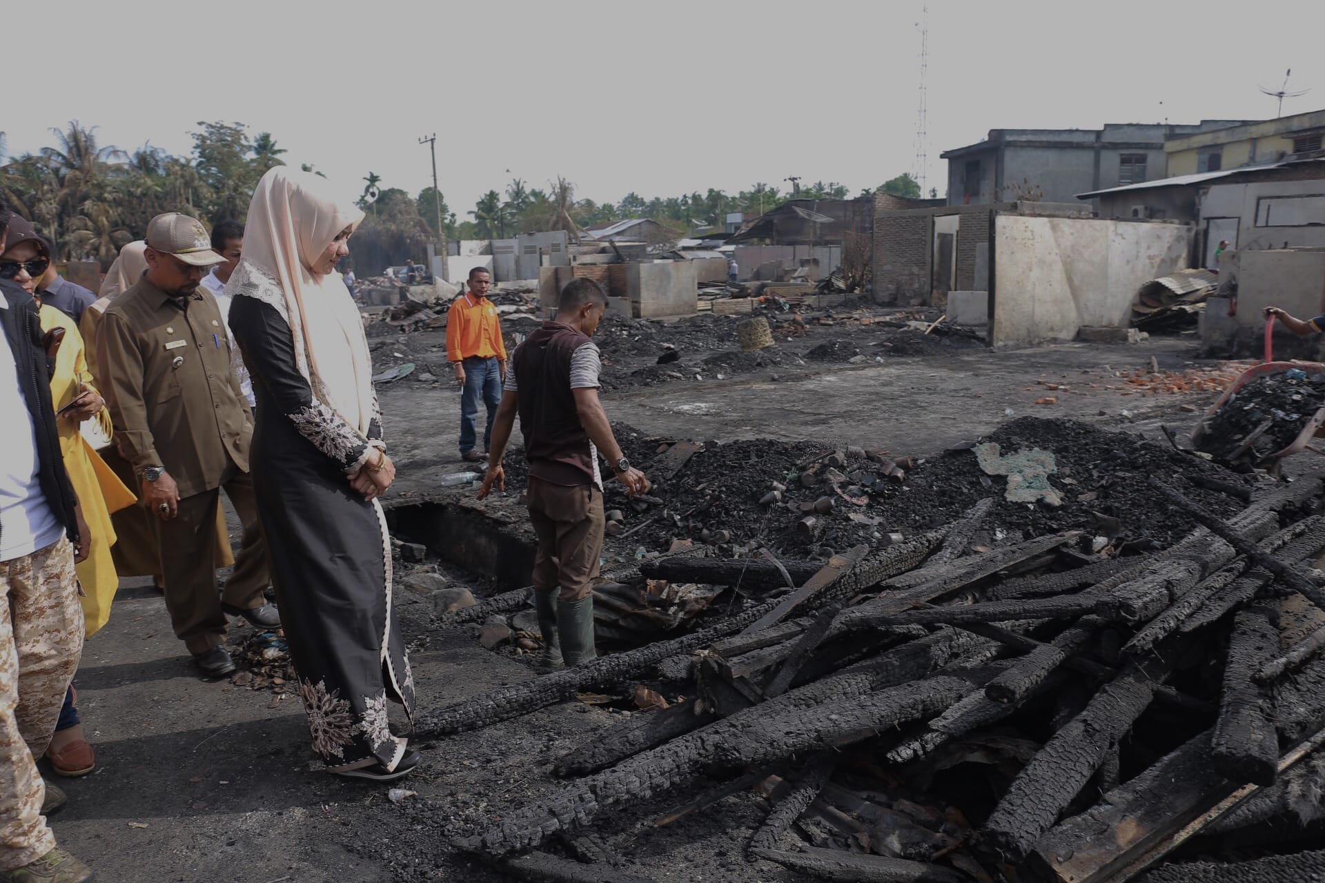 Pemerintah Aceh Bantu Korban Kebakaran Aceh Utara