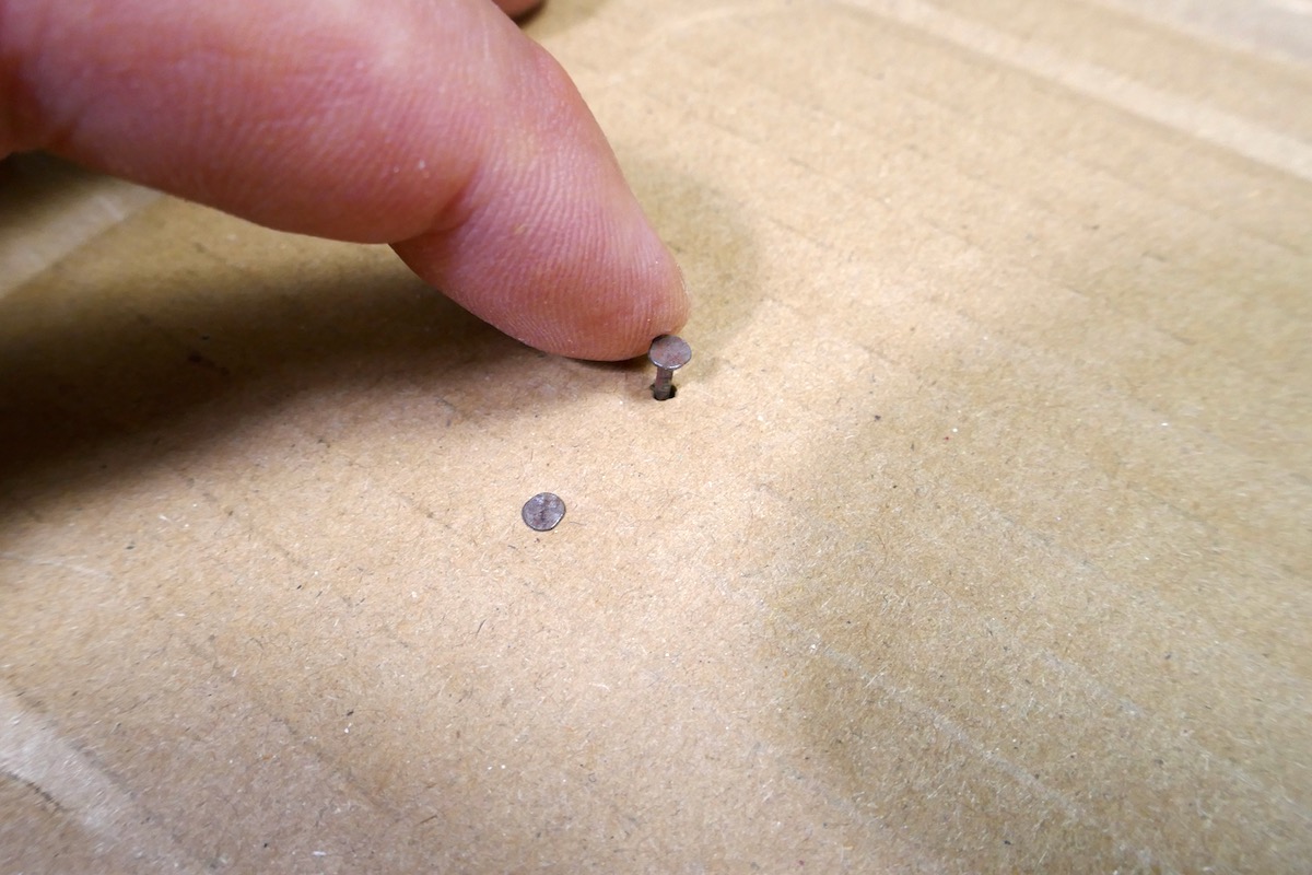 Nails and Cardboard A Clever Technique for Finishing Parts Popular