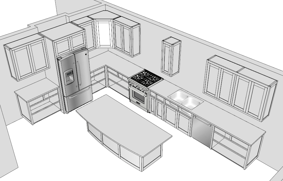 How To Draw Kitchen Cabinets In Sketchup SketchUp Help 10 FAQs Popular Woodworking Magazine