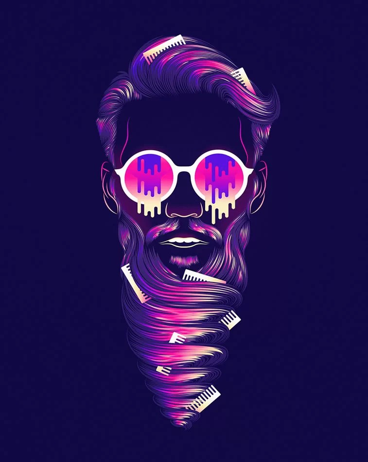 Hypnotic line art by Patrick Seymour