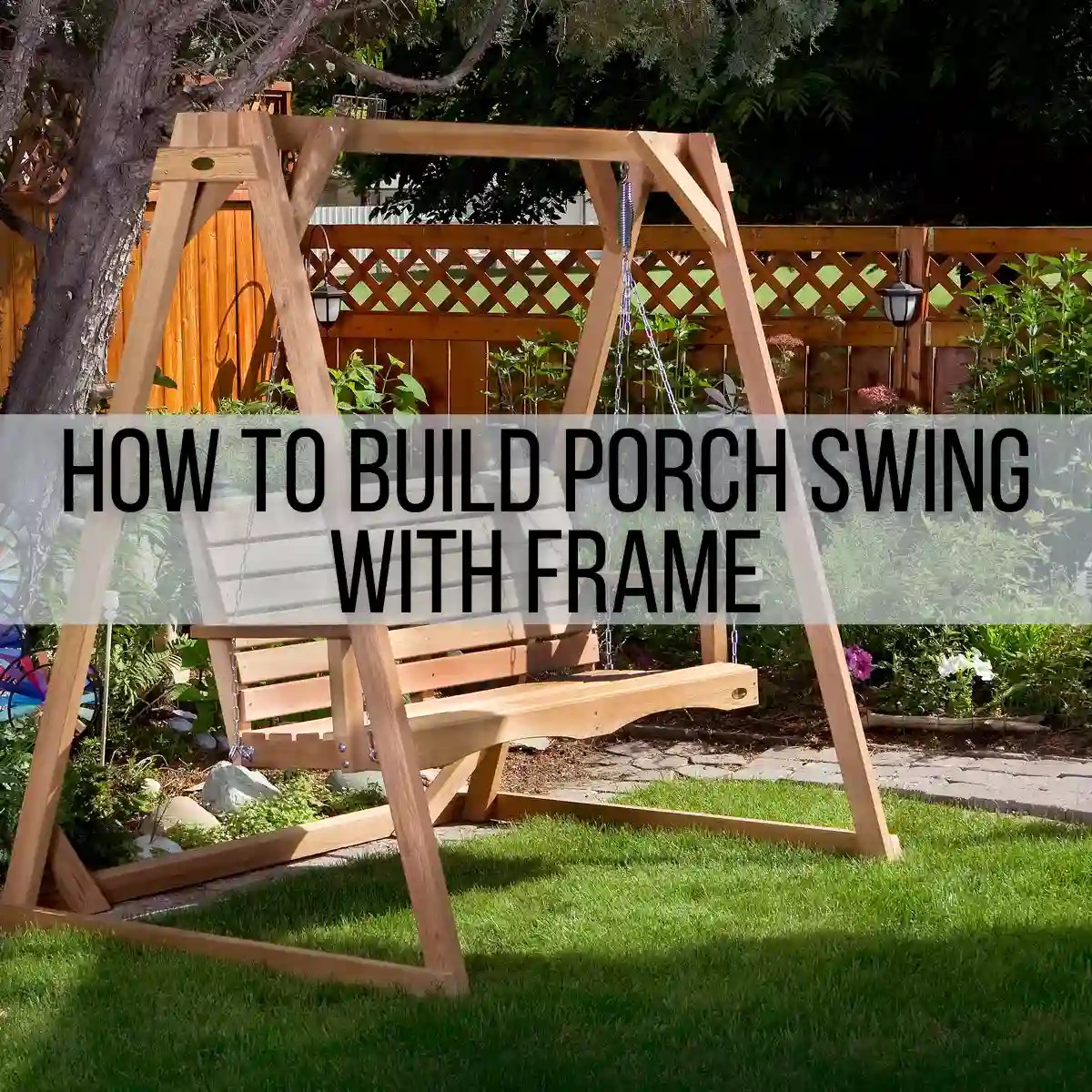 How to Build Porch Swing with Frame. Awesome Ideas! Porch Good