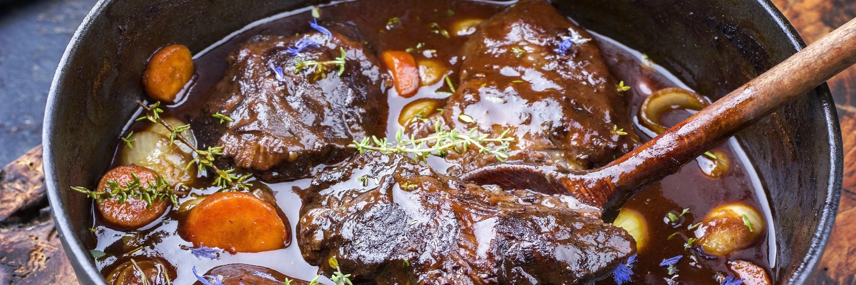 Poronui recipe series SlowCooked Beef Cheeks Poronui