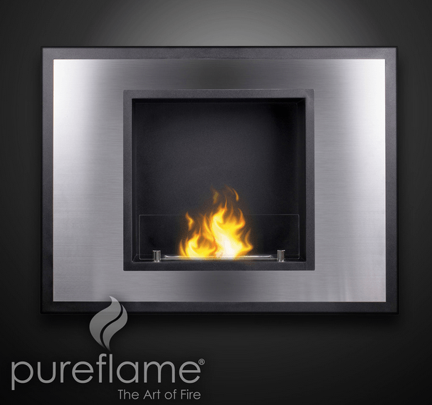 32" Vahni Biofuel WallMounted Fireplace