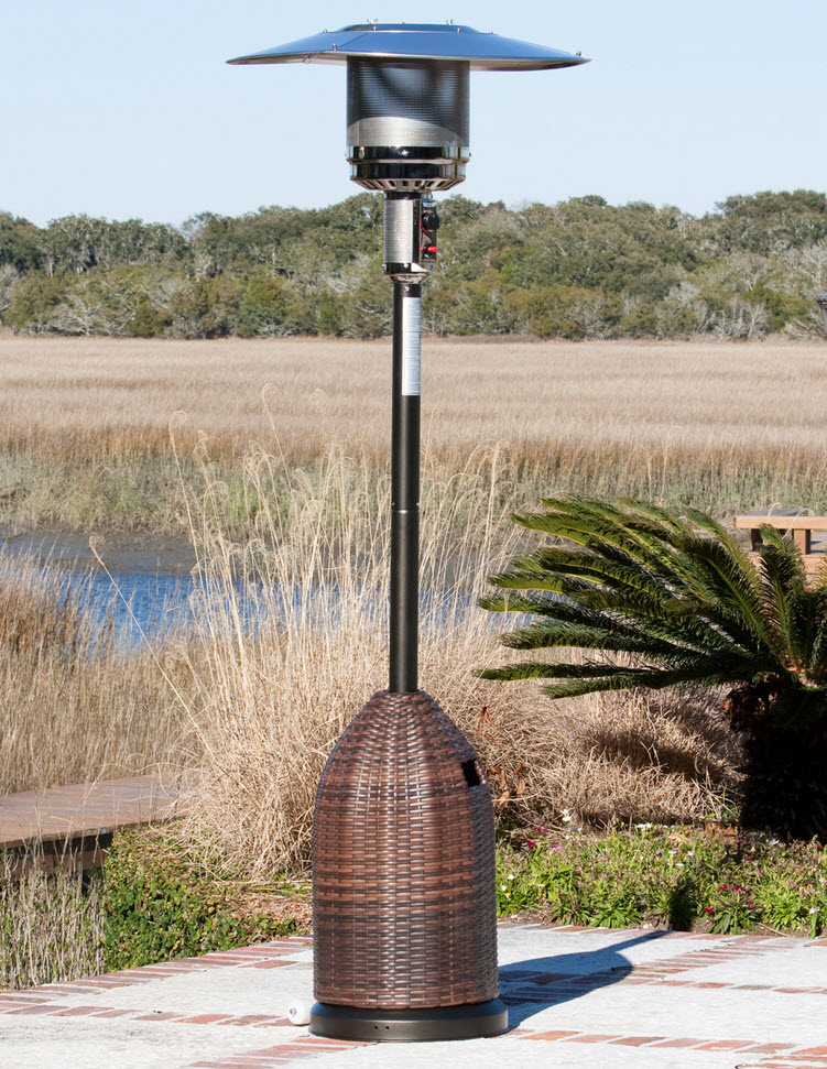 89'' Lotus Wicker Outdoor Patio Heater