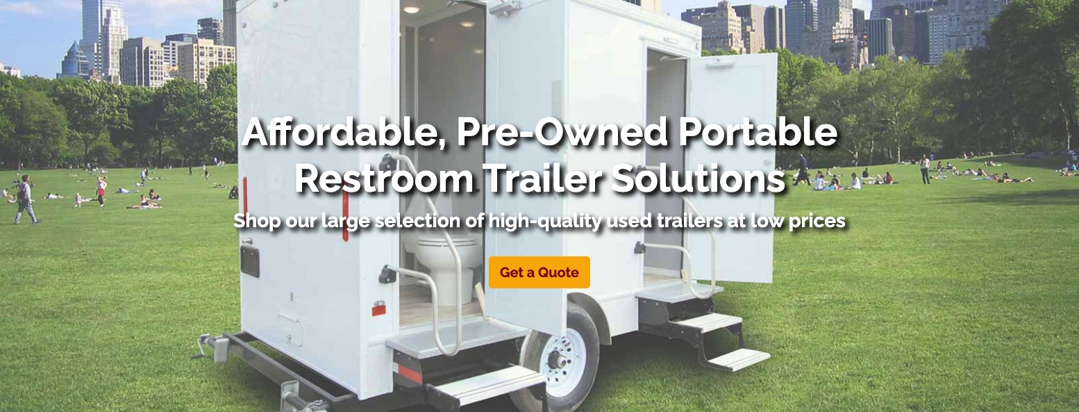 PreOwned Trailers Portable Restroom Trailers