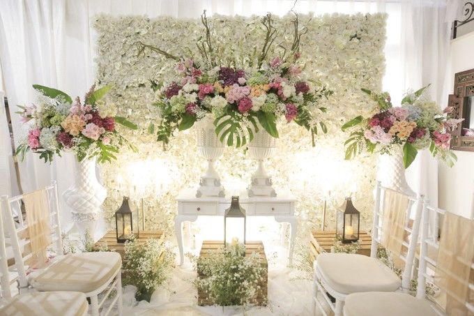 Kumpulan 6+ Dekorasi Lamaran Nuansa Biru Terbaru Hiena Tafita