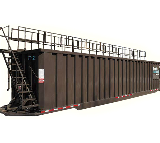 Three Compartment Open Top Weir Tank PortaTanks