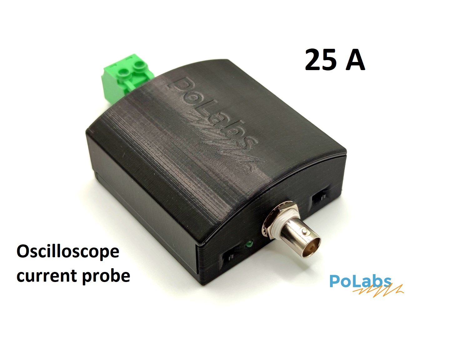 25A RMS oscilloscope AC & DC current probe Polabs