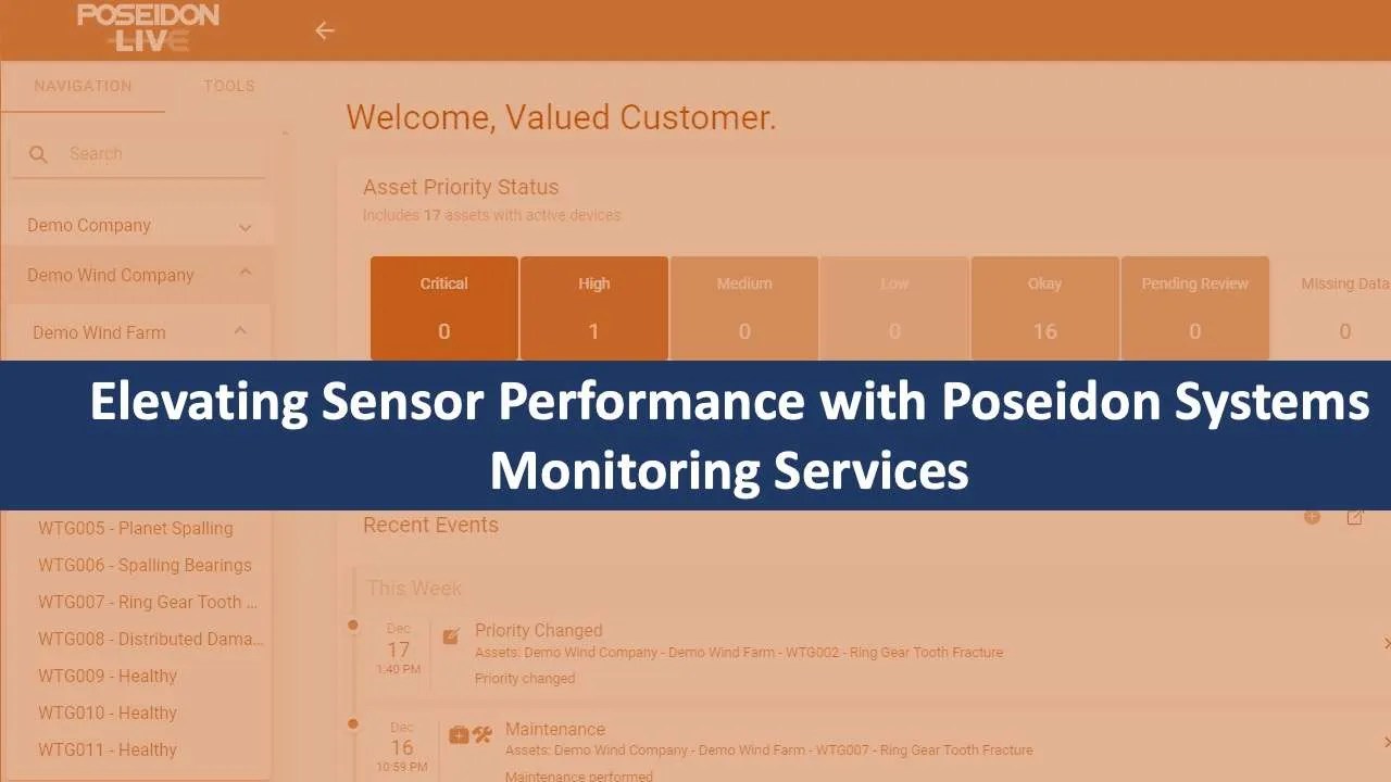 Elevating Sensor Performance with Poseidon Systems Monitoring Services
