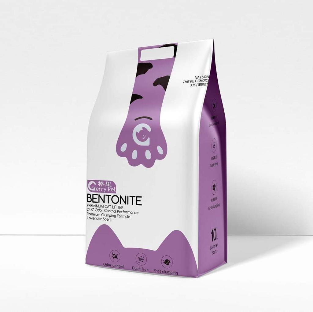 Gerry Pet Bentonite Cat litter Lavender Flavor 10ltr
