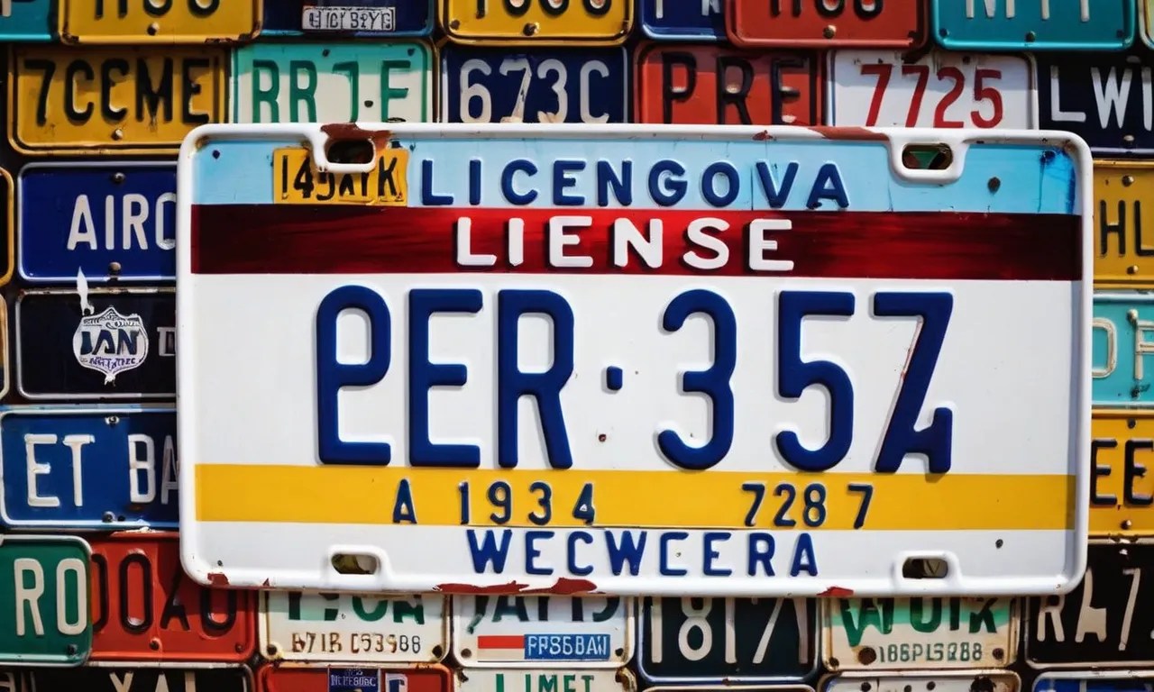 Can You Paint Your License Plate? Posh Seven Magazine