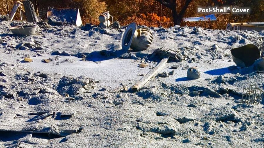 Wildfire Toxic Ash Containment Disaster Response