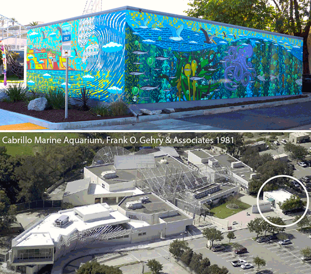 John Van Hamersveld Cabrillo Aquarium Murals