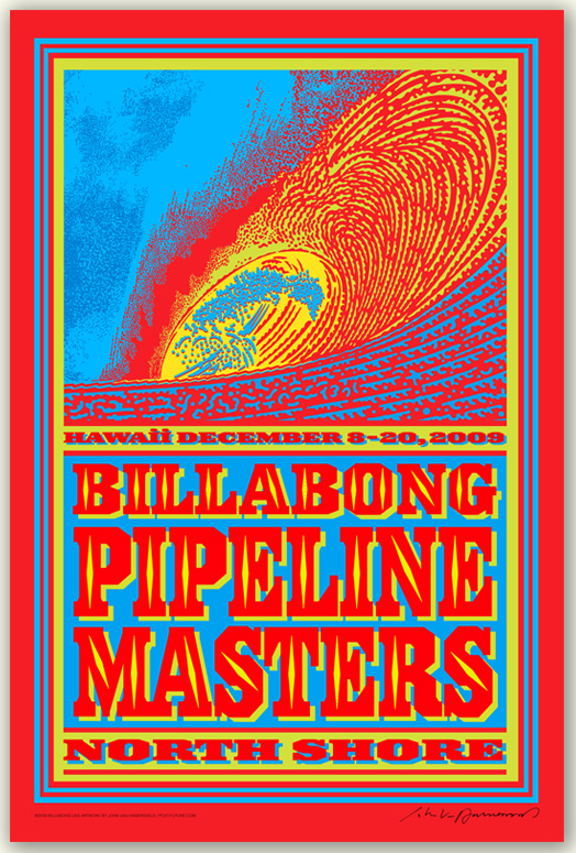 John Van Hamersveld Pipeline Masters Poster