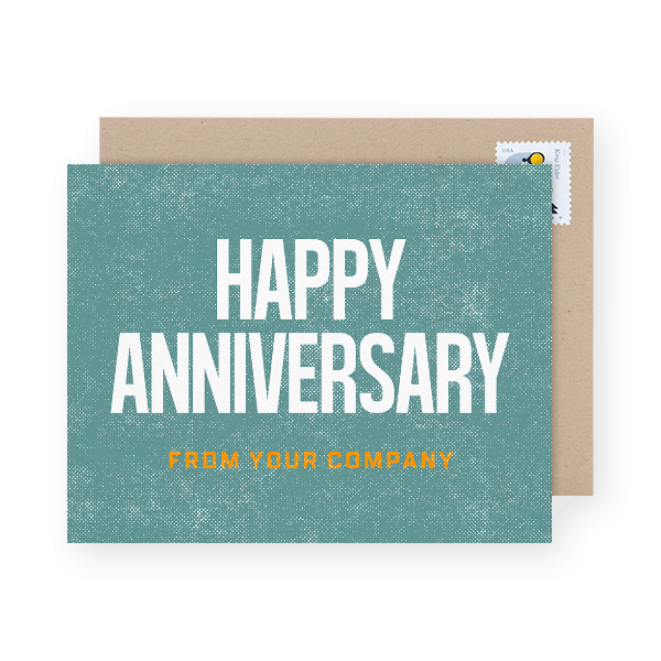 BUSINESS ANNIVERSARY CARDS FOR CUSTOMER MILESTONES