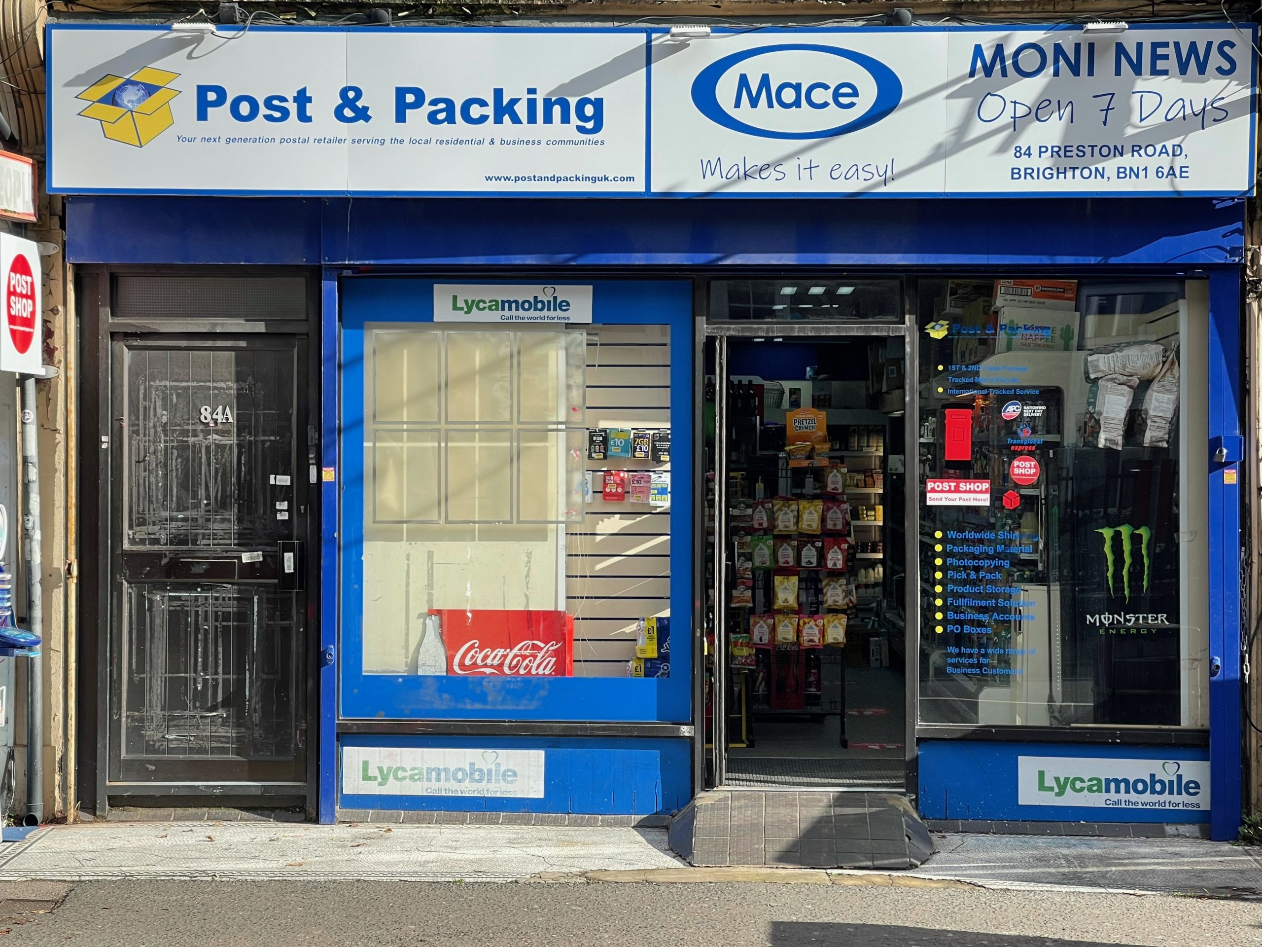 Brighton Postal & Business Services Post & Packing