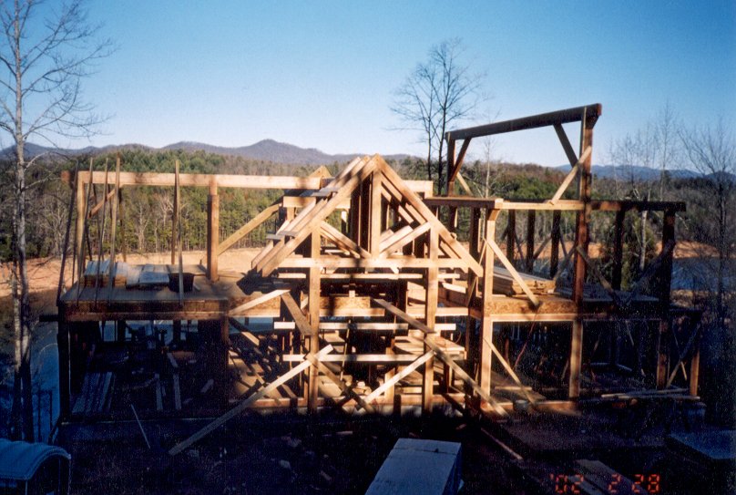 Frame only custom timber post and beam home packages available by