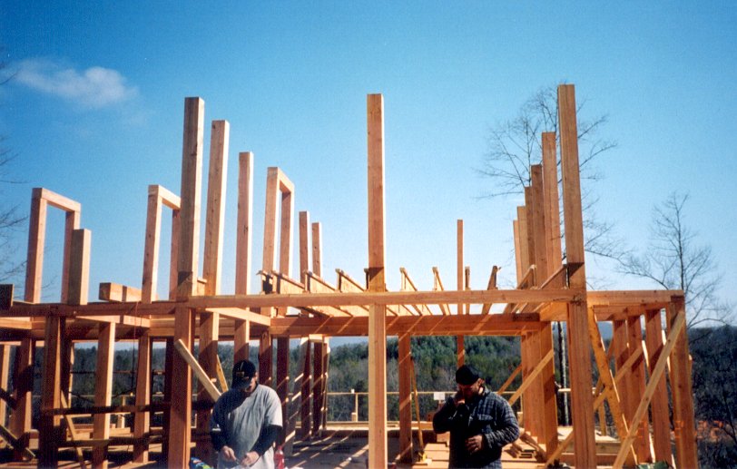 Frame only custom timber post and beam home packages available by request from Granby Post and