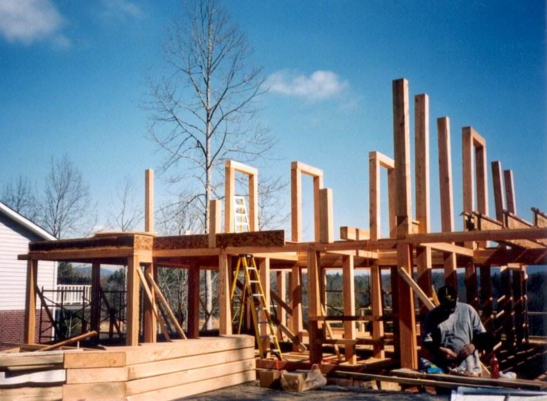 Frame only custom timber post and beam home packages available by request from Granby Post and