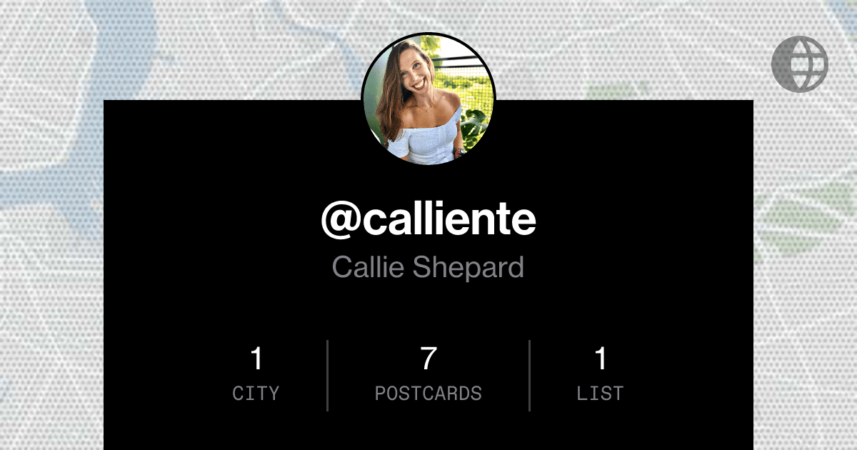 @calliente (Callie Shepard) on Postcard