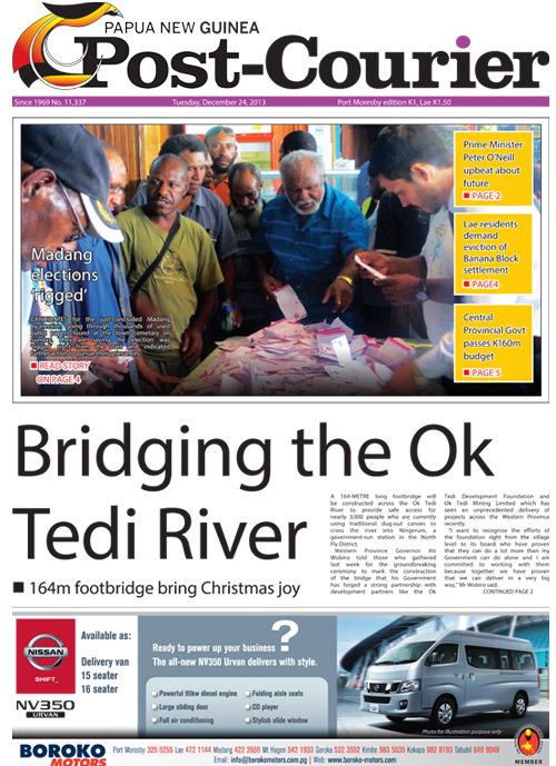 frontpage Post Courier