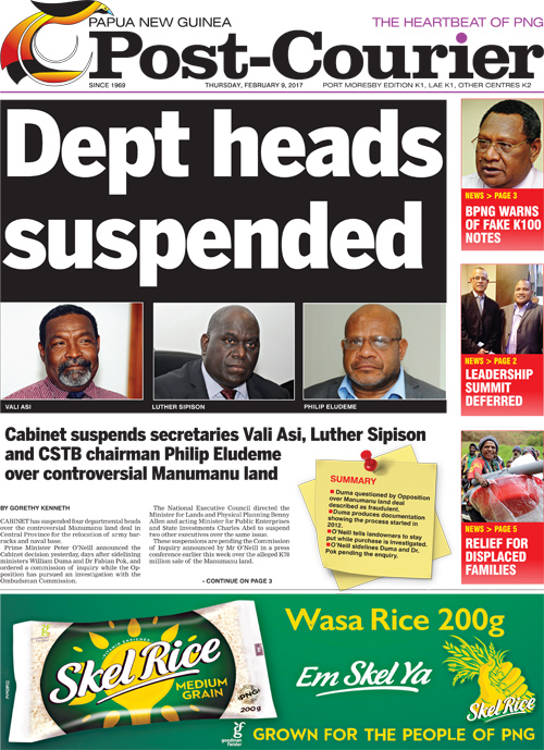 Frontpage Post Courier