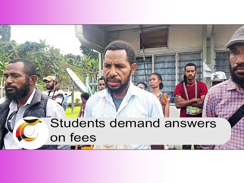 Students demand answers on fees Post Courier