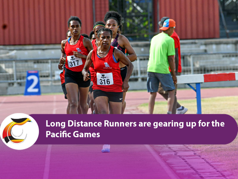 Long distance runners in preparation mode Post Courier