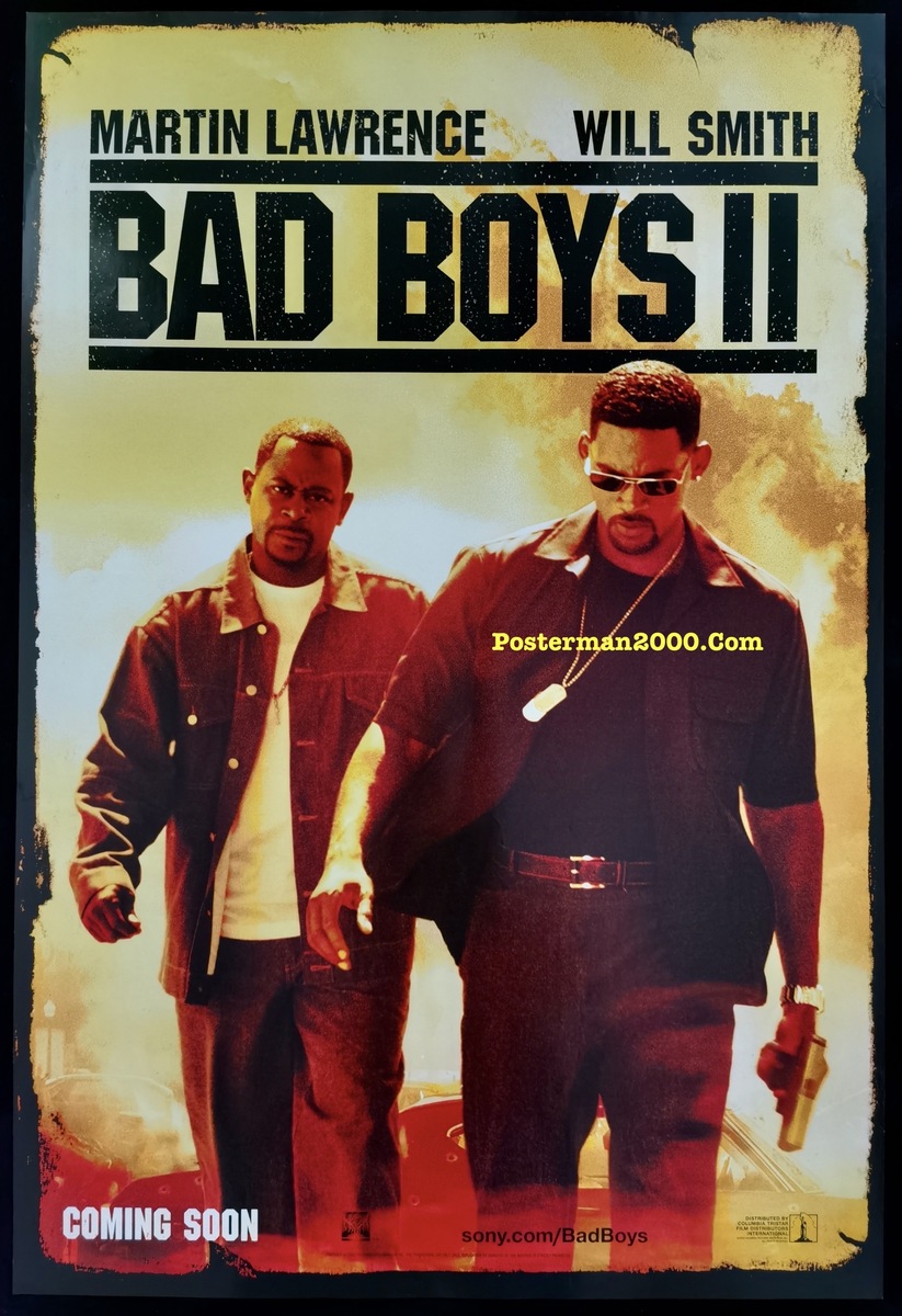 Bad Boys II แบดบอยส์ คู่หูขวางนรก 2 แบบแรก Posterman 2000