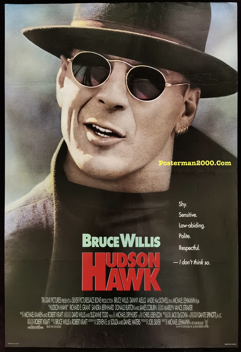 Hudson Hawk เหยี่ยวแซงค์มือเทวดา Posterman 2000