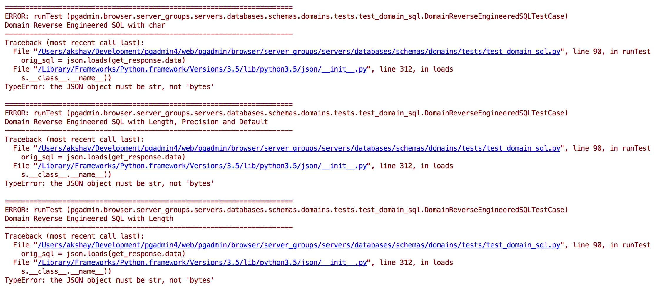 Typeerror object of type bytes is not json serializable python3