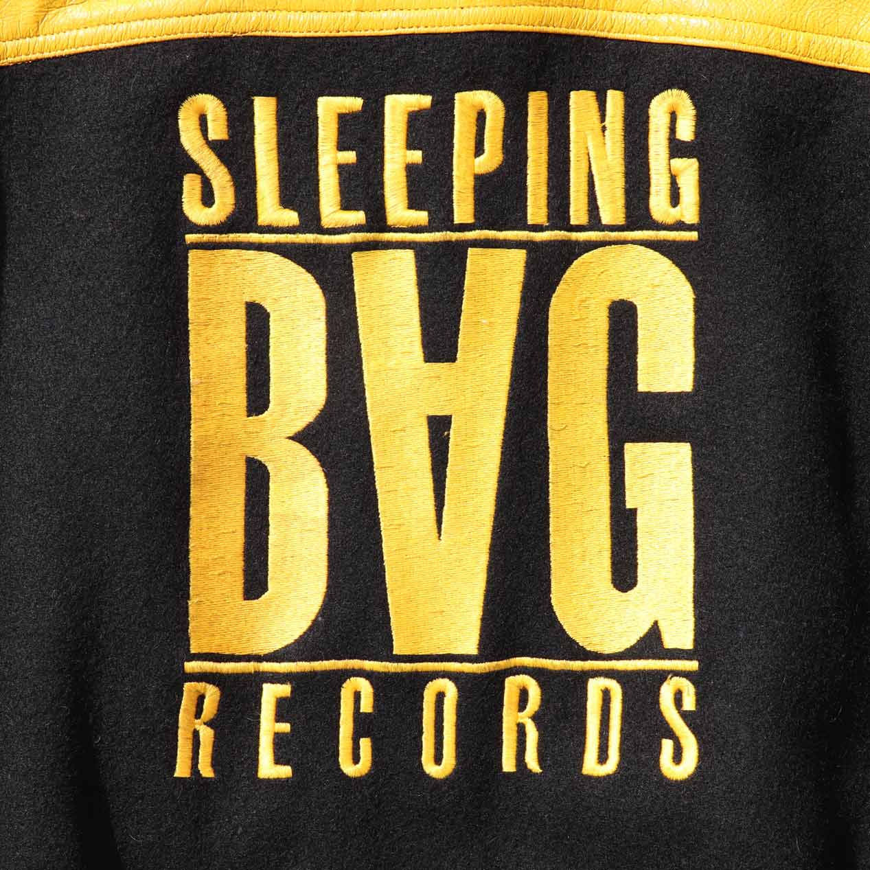 POST JUNK / 80's SLEEPING BAG RECORDS スタジャン レターマンジャケット [L]