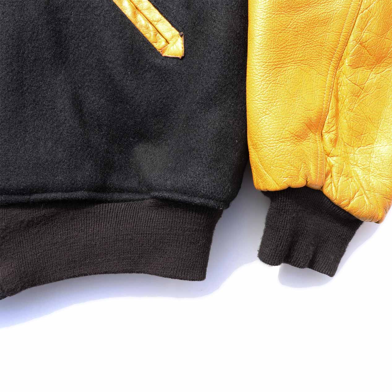 POST JUNK / 80's SLEEPING BAG RECORDS スタジャン レターマンジャケット [L]