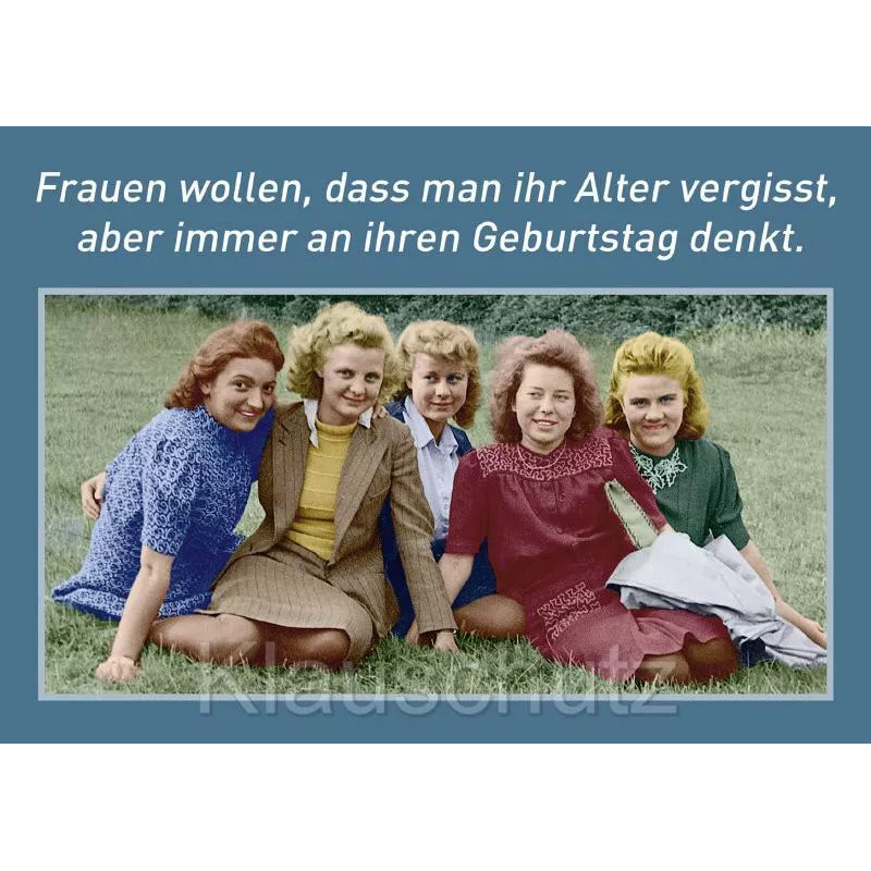 Geburtstagskarten Postkarten Das Alter vergessen