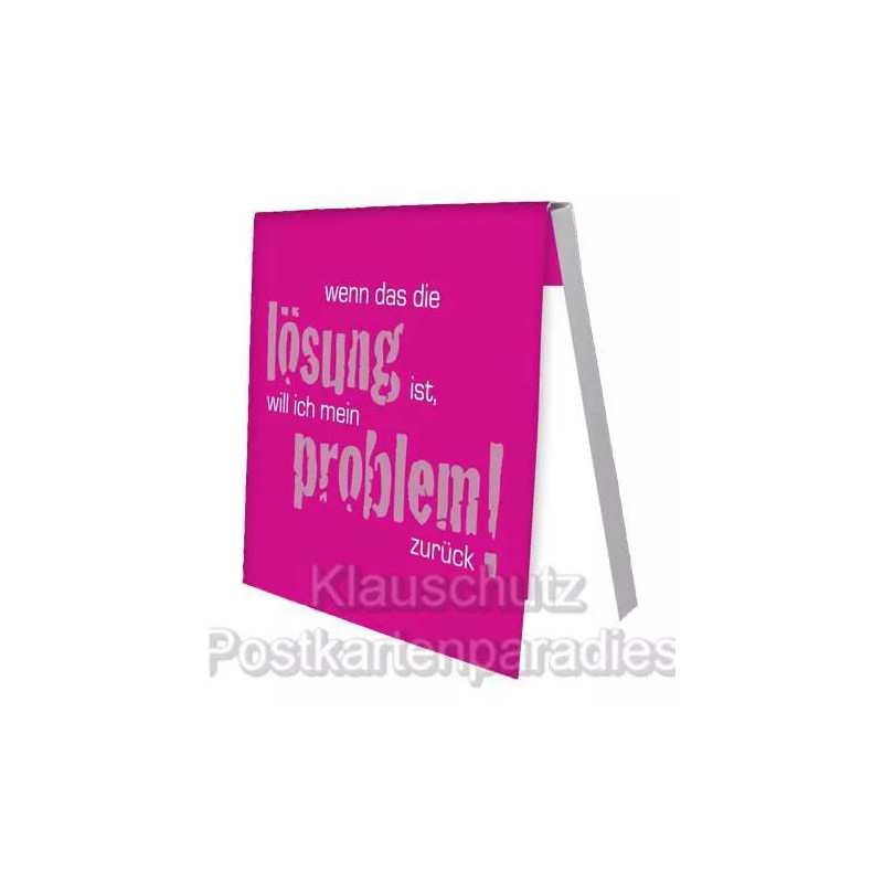 Haftzettel Block Lösung Problem