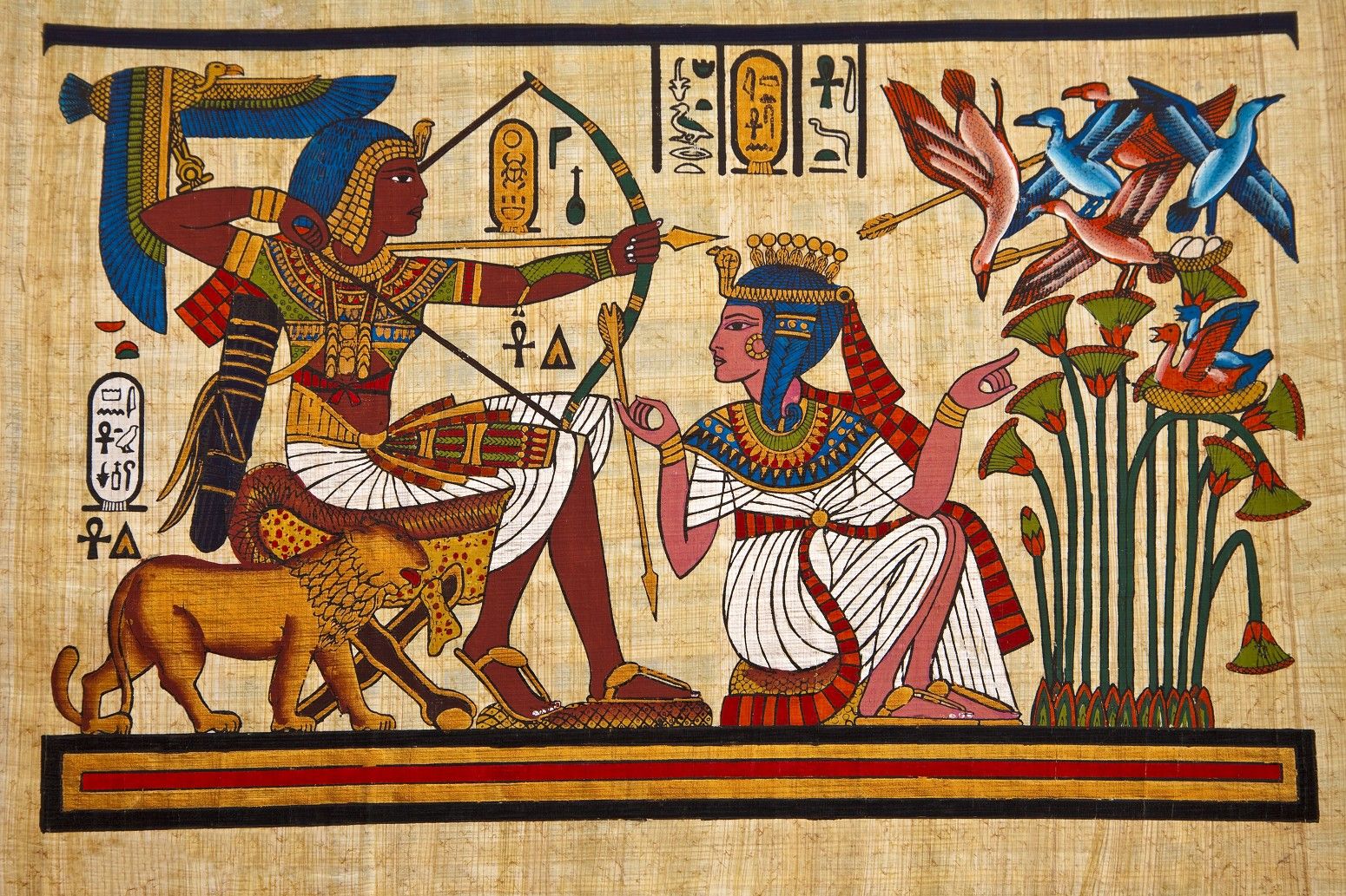 Get to know Egyptian painting through the empires