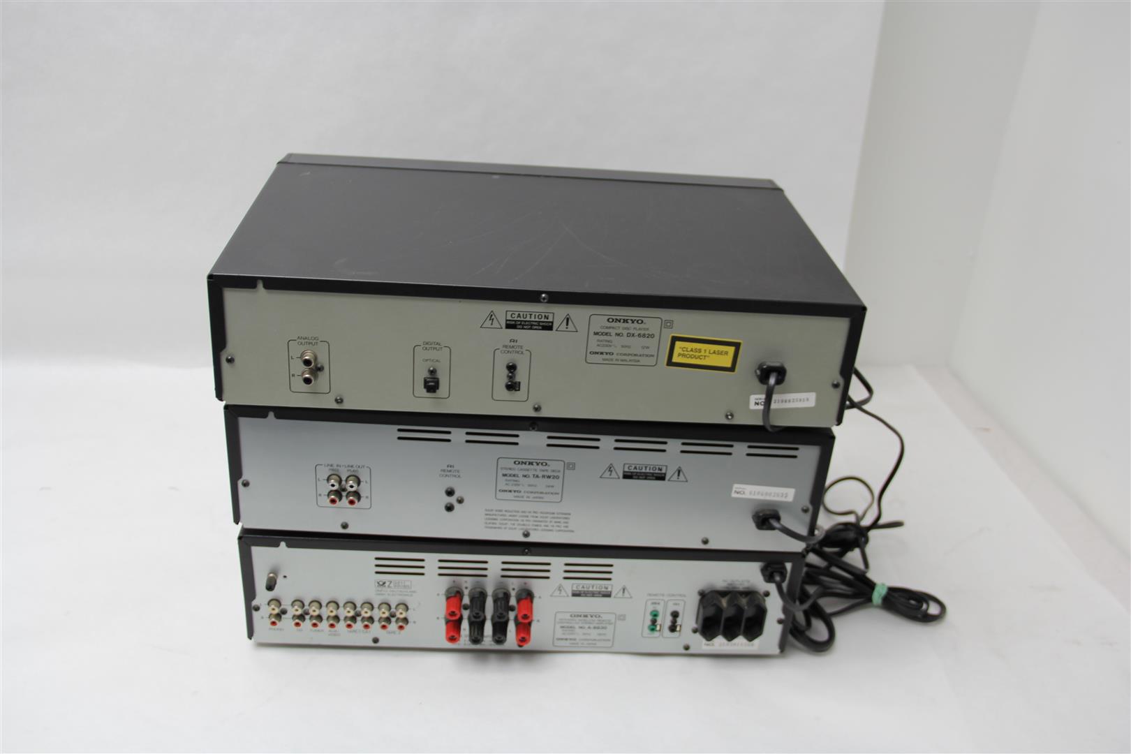 Onkyo CD Player Cassette Tape Deck & Wireless Remote Controlled Stereo