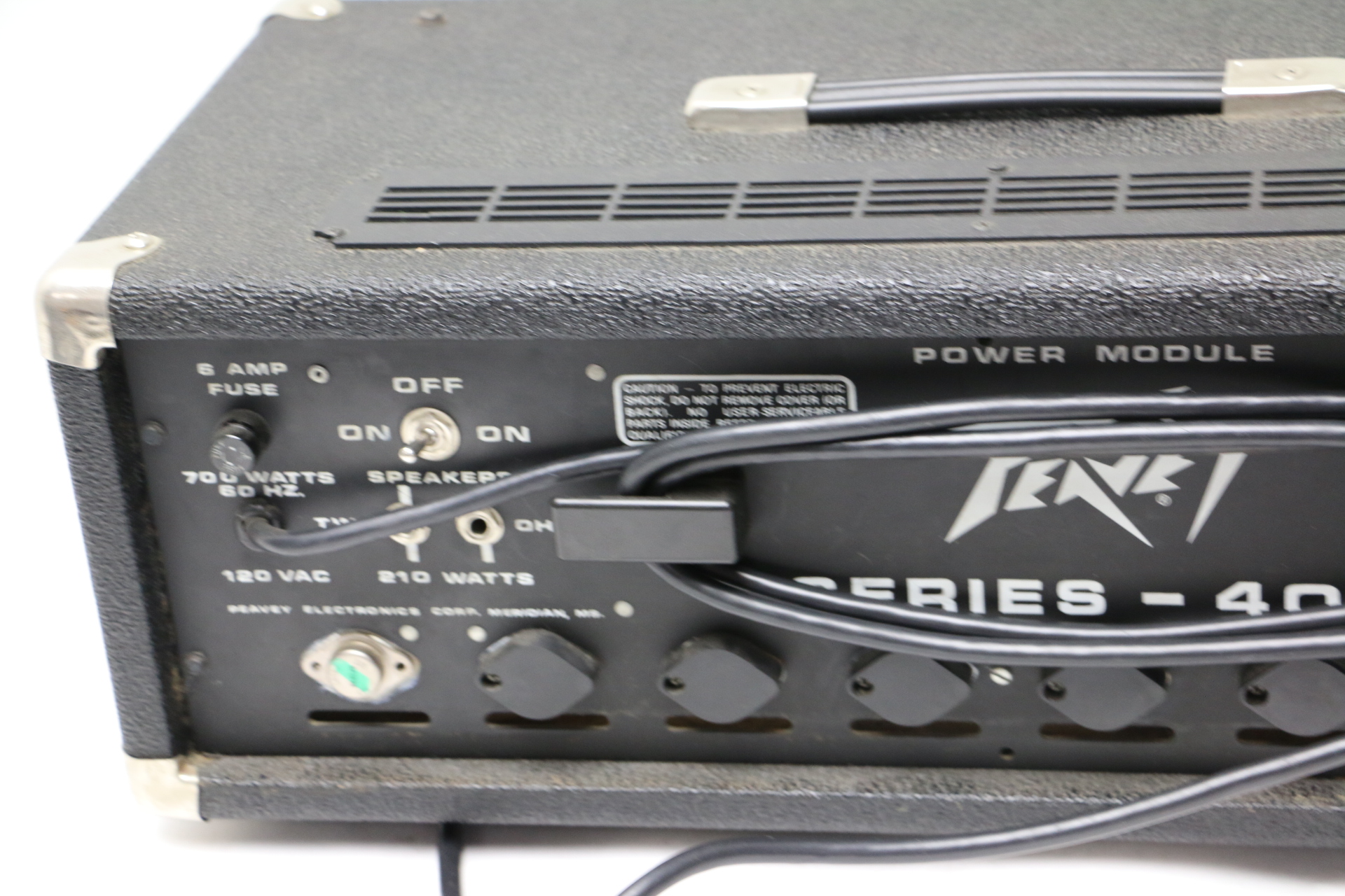 VINTAGE Peavey Series 400 2 Channel Bass Amplifier Head Power Module