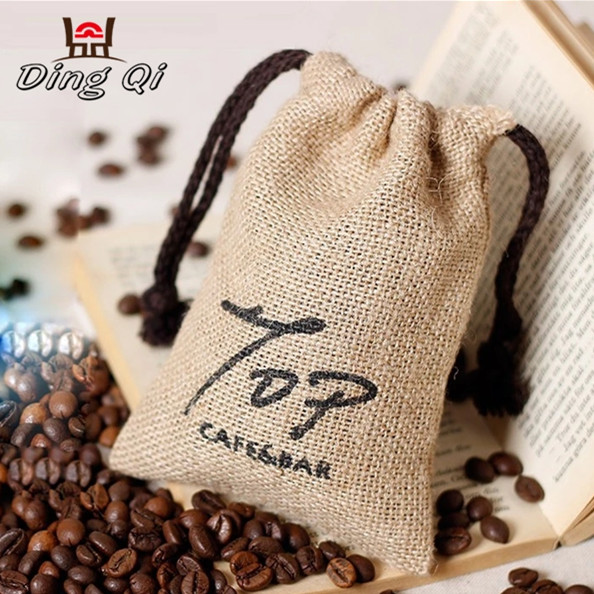 Custom Drawstring bag for coffee bean Flexible packaging pouches