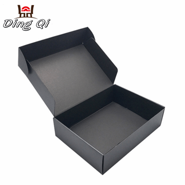 Custom matte black corrugated shipping mailing boxes manufacturer