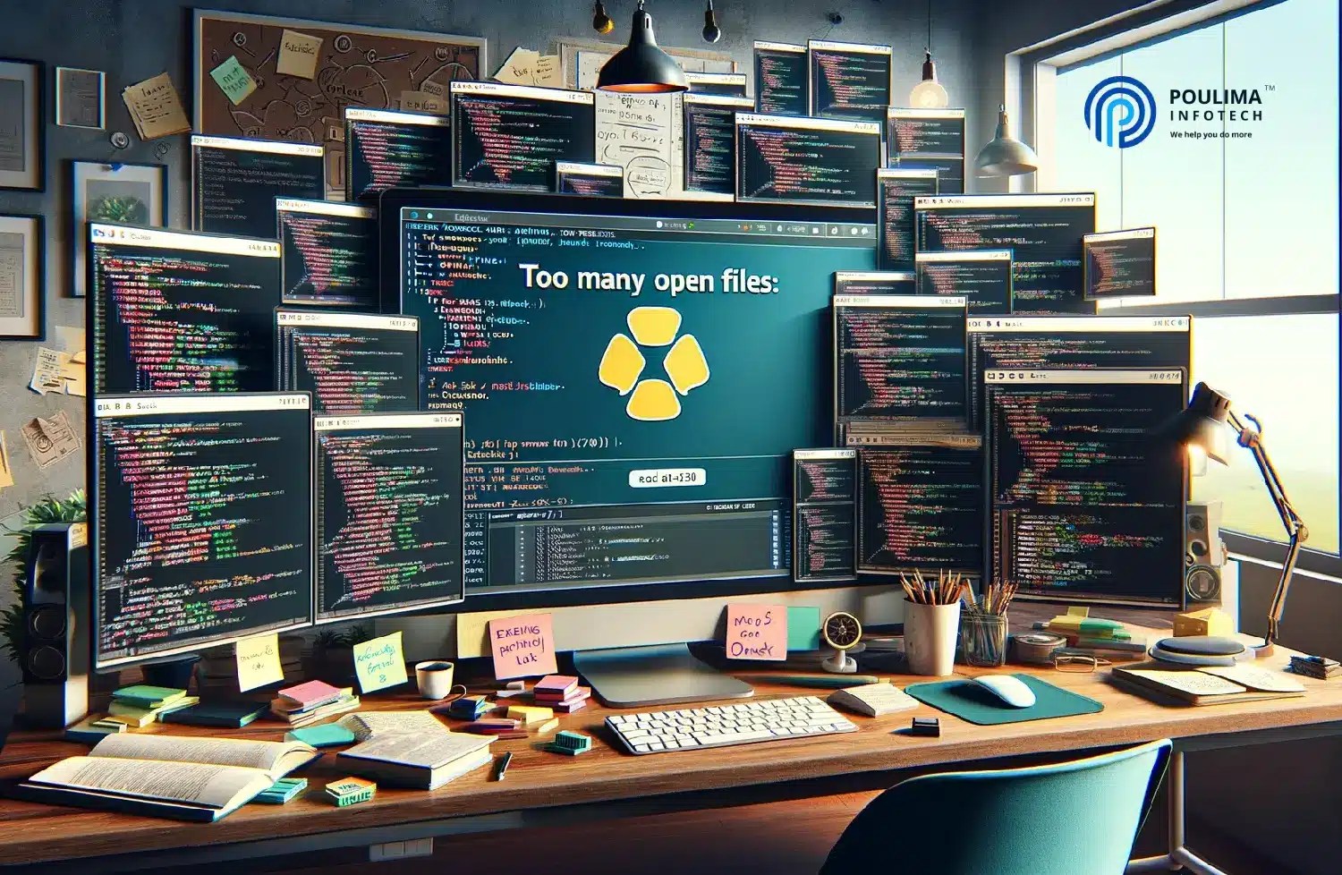 NodeJS Error EMFILE, Too Many Open Files Poulima Infotech