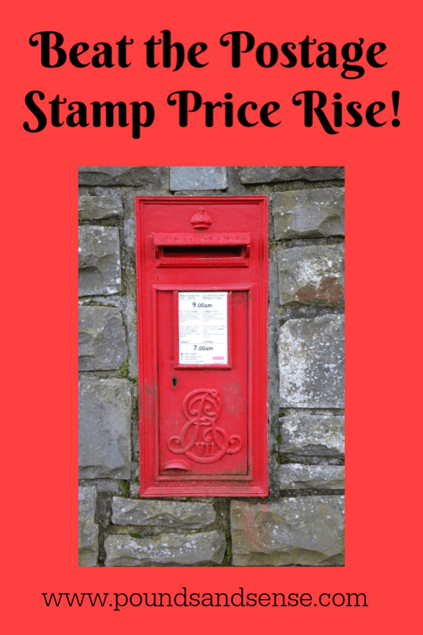 Beat the Postage Stamp Price Rise! Pounds and Sense