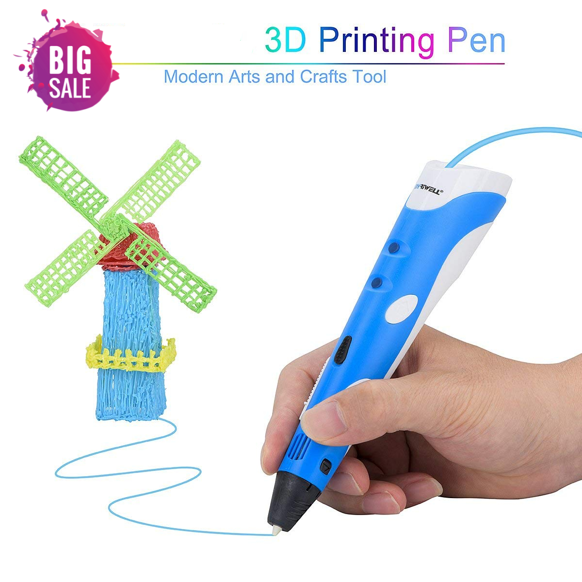 Creative 3D Printing Pen DIY [with 100m ABS Filament] Pouted Magazine