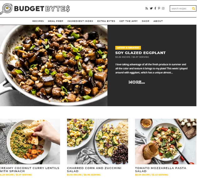 14 Best Food Websites of 2022 WixFresh